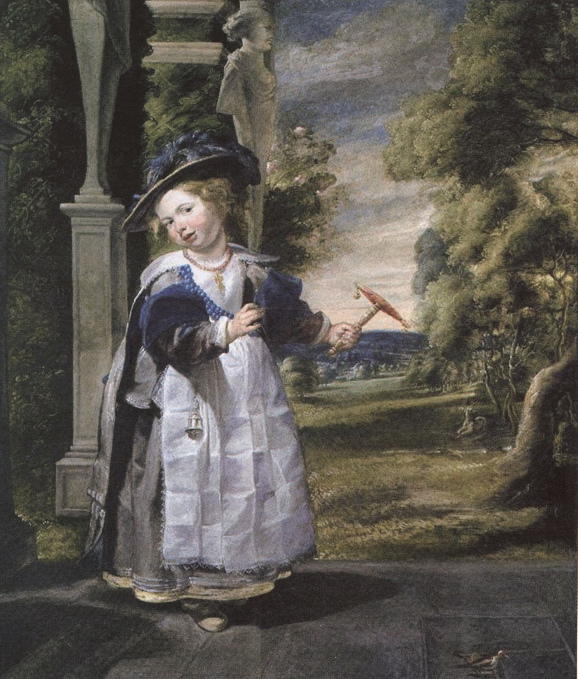 Якоб Йорданс. "Портрет дочери художника". 1635.